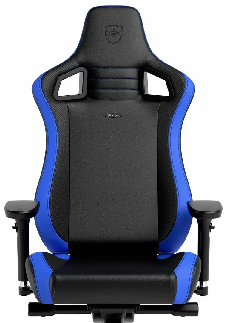 Геймерское кресло Noblechairs Epic Compact NBL-ECC-PU-BLU, черный/синий