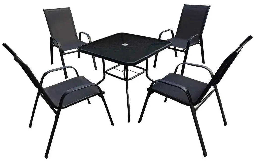 Set mobilă de grădină GardenLine TIH3521, negru