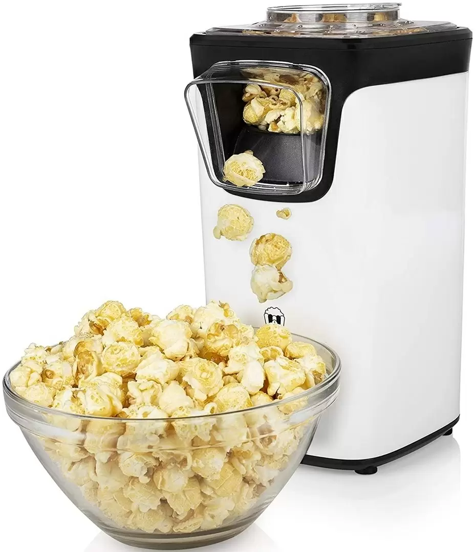 Aparat de popcorn Princess 292986, alb/negru