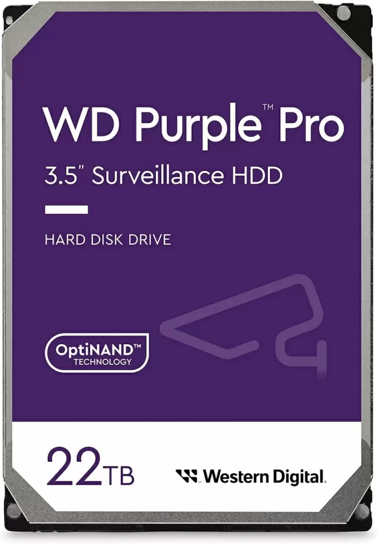 Жесткий диск WD Purple Pro 3.5" WD221PURP, 22ТБ