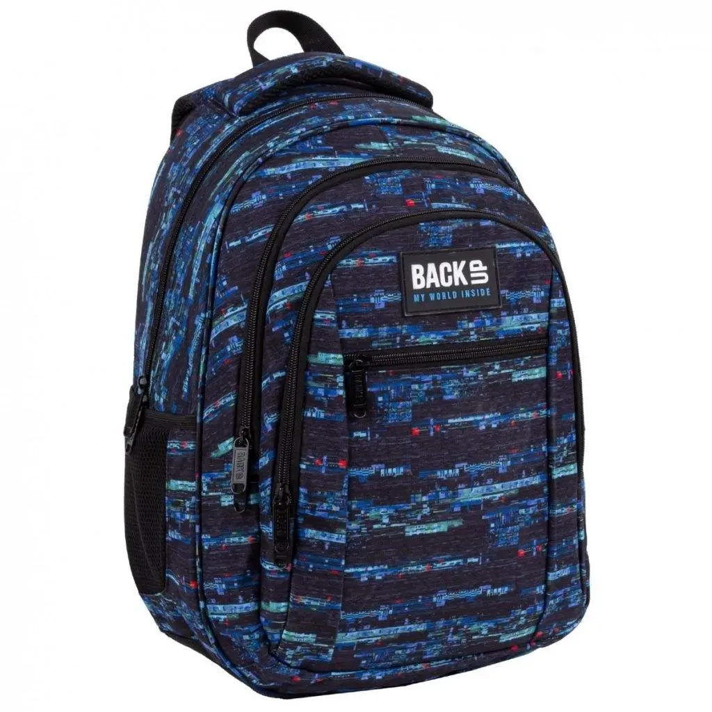Rucsac școlar BackUP Glitch PLB4O111