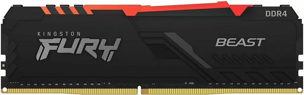 Оперативная память Kingston Fury Beast RGB 32GB (2x16GB) DDR4-3200MHz, CL16, 1.35V