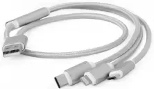 Cablu USB Cablexpert CC-USB2-AM31-1M-S, argintiu