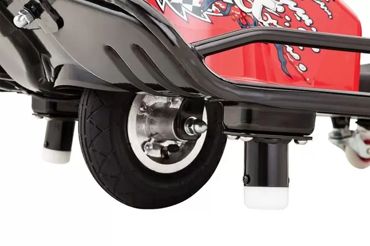Mașină electrică Razor Ride-On Crazy Cart Intl (MC1), negru/roșu