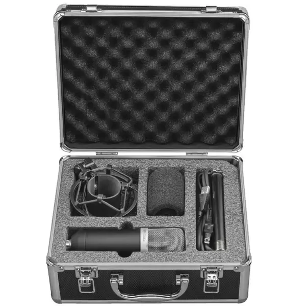 Microfon Trust GXT 252, negru/argintiu