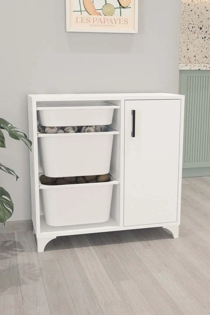 Container pentru jucării Fabulous 1D3S, alb