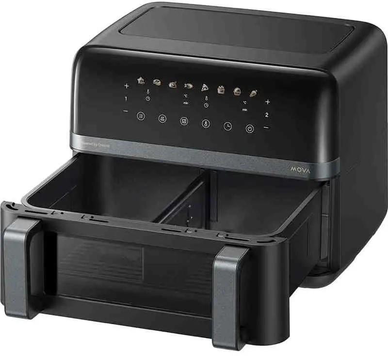 Аэрогриль Mova FD20 Pro, черный на tehnoparc.md Аэрогриль Mova FD20 Pro, черный