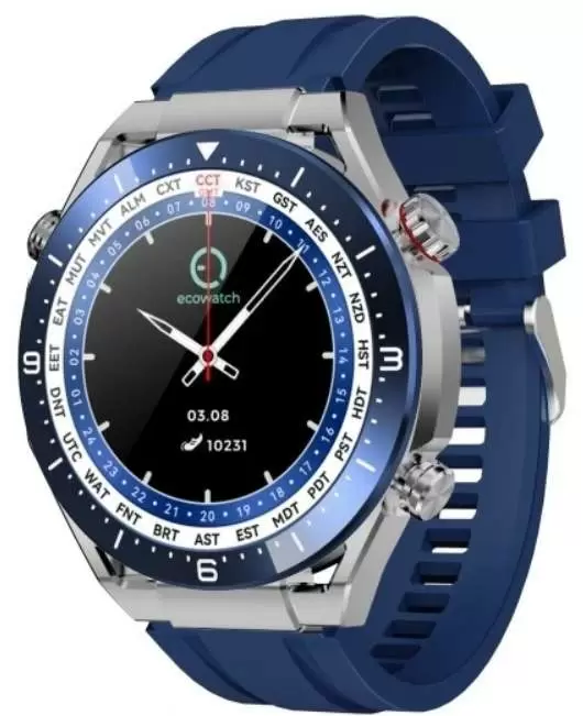 Smartwatch Maxcom Ecowatch Eco1, argintiu