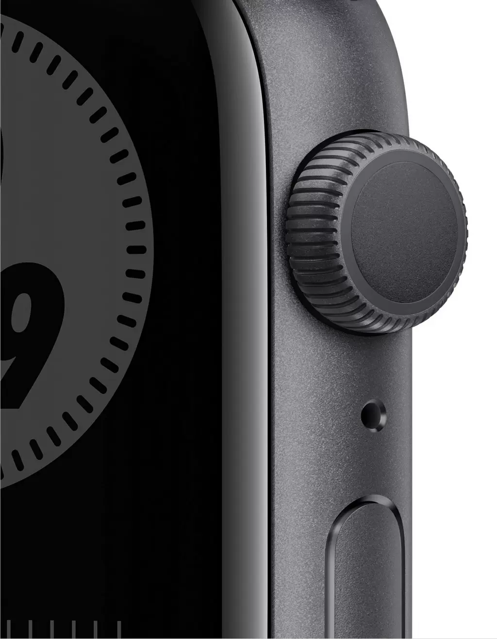 Smartwatch Apple Watch Nike Series 6 44mm, carcasă din aluminiu gri, curea tip sport Nike