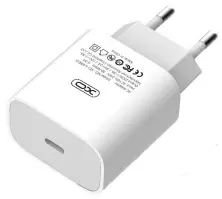 Зарядное устройство XO L40 + Lightning Cable PD 18W, белый