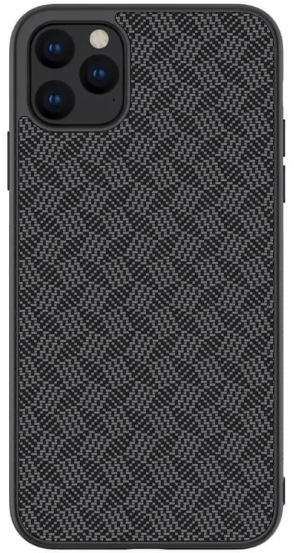 Husă de protecție Nillkin Apple iPhone 11 Pro Max Synthetic Fiber Plaid, negru pe tehnoparc.md Husă de protecție Nillkin Apple iPhone 11 Pro Max Synthetic Fiber Plaid, negru
