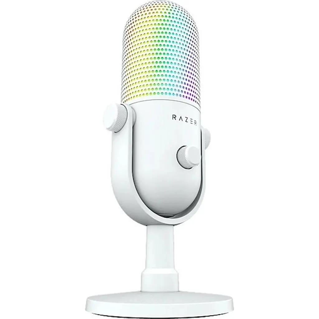 Microfon Razer Seiren V3 Chroma White RZ19-05060200-R3M1, alb pe tehnoparc.md Microfon Razer Seiren V3 Chroma White RZ19-05060200-R3M1, alb