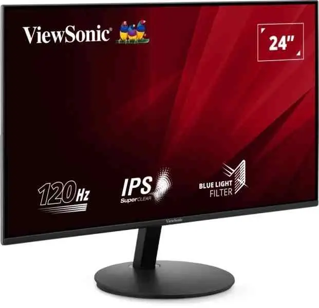 Монитор Viewsonic VA24E1-H, черный