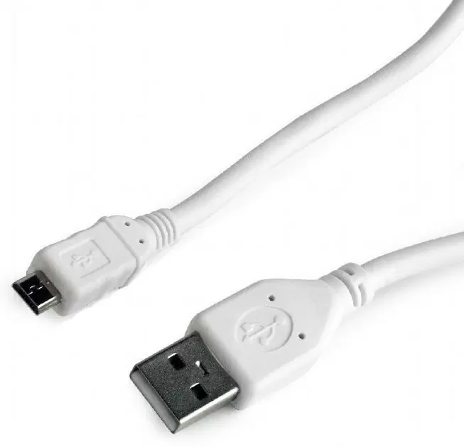 USB Кабель Cablexpert CCP-mUSB2-AMBM-W-1M, белый