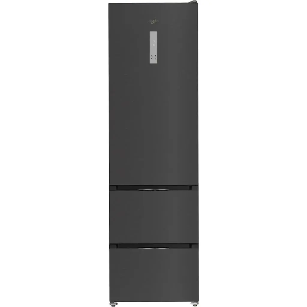 Холодильник Whirlpool HKF 6353 XBR6E, черный/нержавеющая сталь