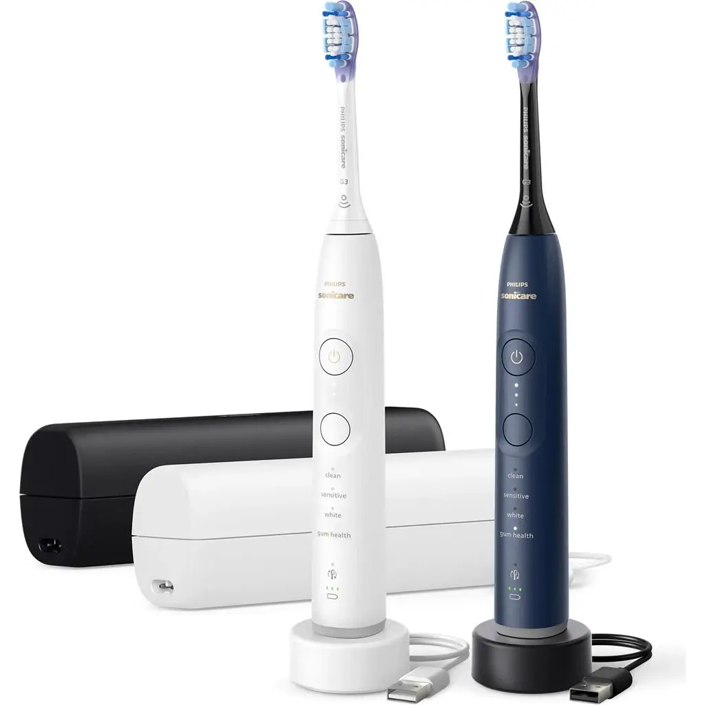 Электрическая зубная щетка Philips HX7429/01, синий , белый