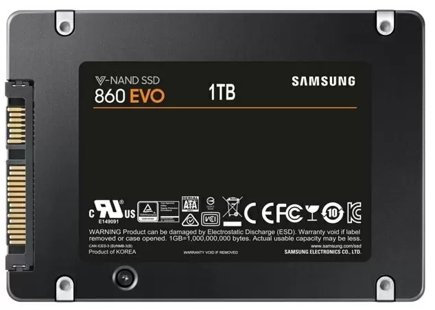 SSD накопитель Samsung 860 EVO 2.5" SATA, 4ТБ