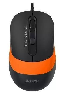 Mouse A4Tech FM10, negru/portocaliu