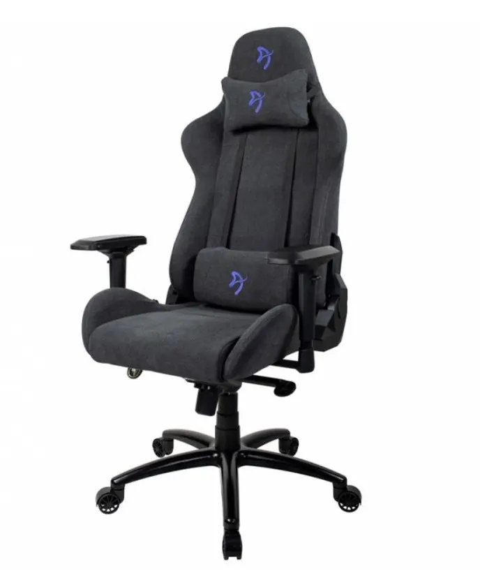 Геймерское кресло Arozzi Verona Signature Soft Fabric, черный/синий на tehnoparc.md Геймерское кресло Arozzi Verona Signature Soft Fabric, черный/синий