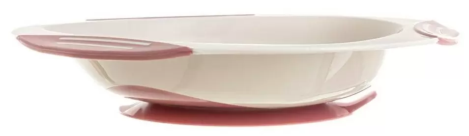 Тарелка на присоске Akuku A0525, розовый