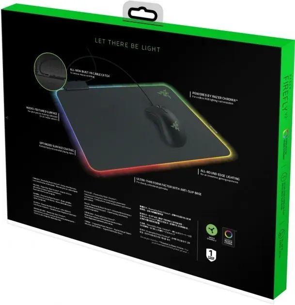 Mousepad Razer Firefly V2, negru
