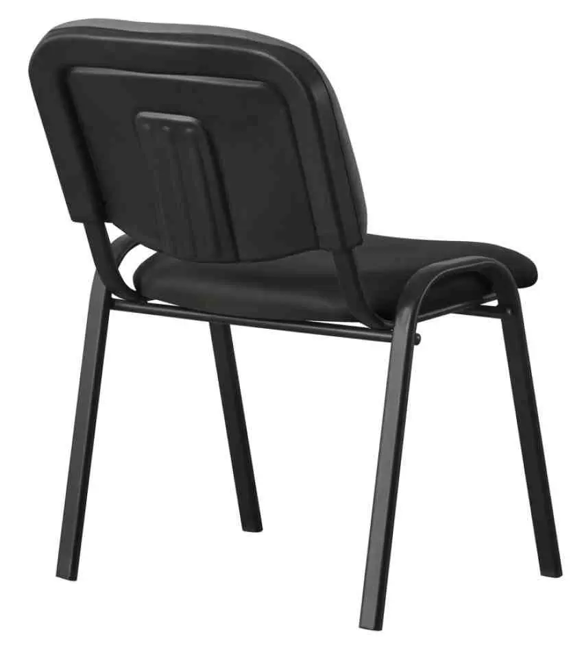 Scaun de birou Xenos Maya Leather, negru