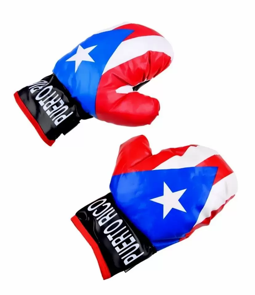 Set de box pentru copii LeanToys Puerto Rico 3716, roșu/albastru