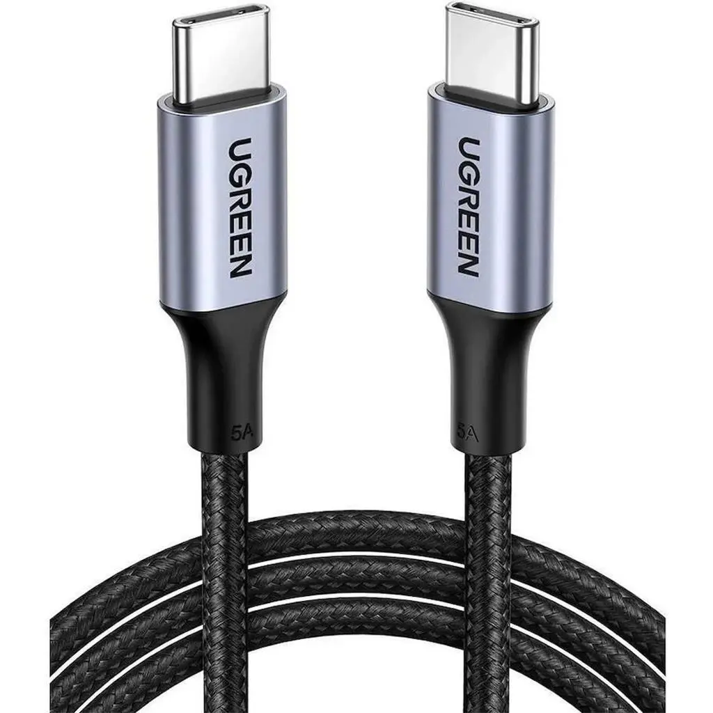 USB Кабель Ugreen Type-C to Type-C, черный на tehnoparc.md USB Кабель Ugreen Type-C to Type-C, черный