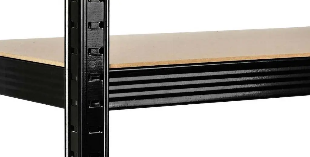 Стеллаж FunFit Metal Storage 150x75x30см, черный
