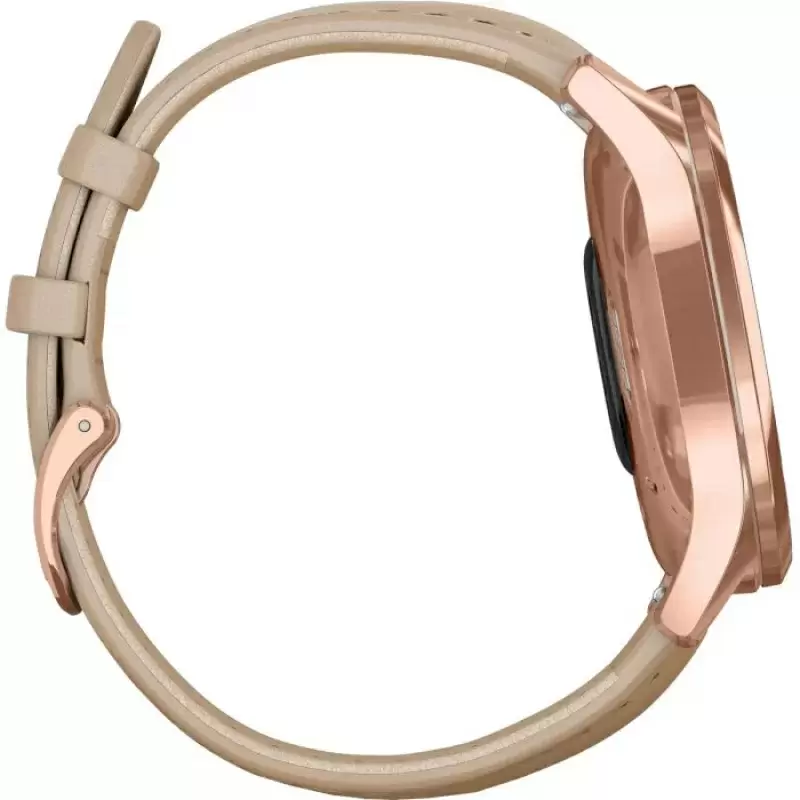 Smartwatch Garmin vívomove Luxe Rose Gold-Beige Leather