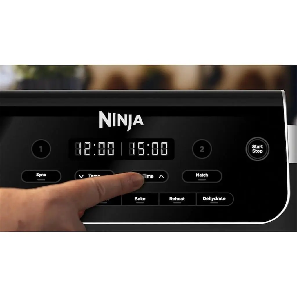 Aerogril Ninja DZ801EU, negru pe tehnoparc.md Aerogril Ninja DZ801EU, negru