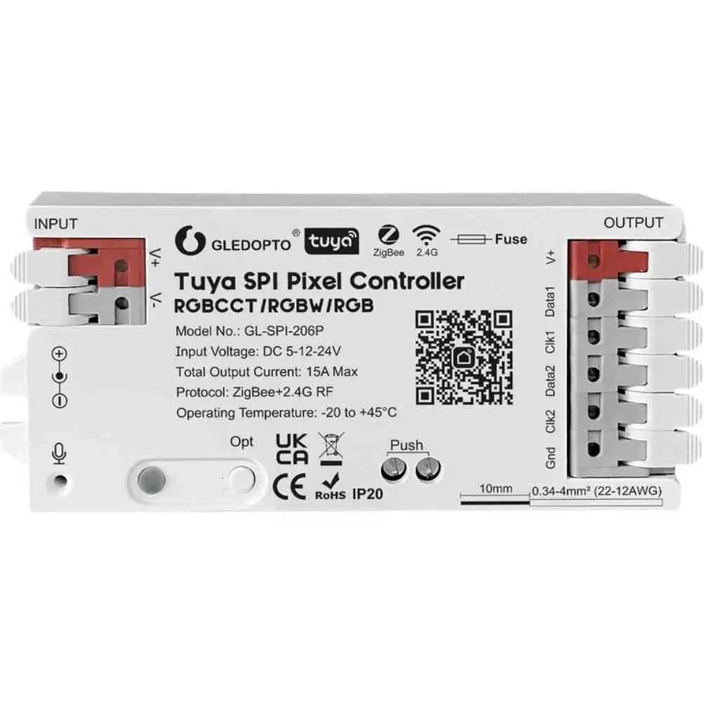 Умный контроллер Gledopto GL-SPI-206P