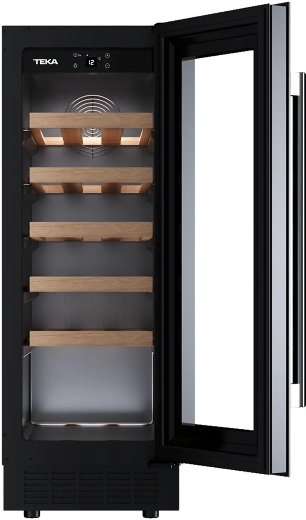 Dulap de vin incorporabil Teka RVU10020GBK, negru pe tehnoparc.md Dulap de vin incorporabil Teka RVU10020GBK, negru