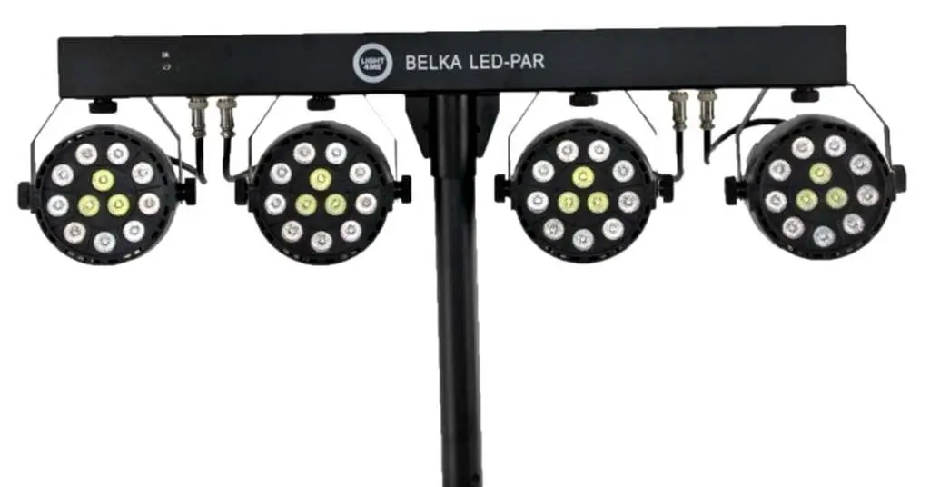 Sistem de iluminare Light4Me LED Par, negru