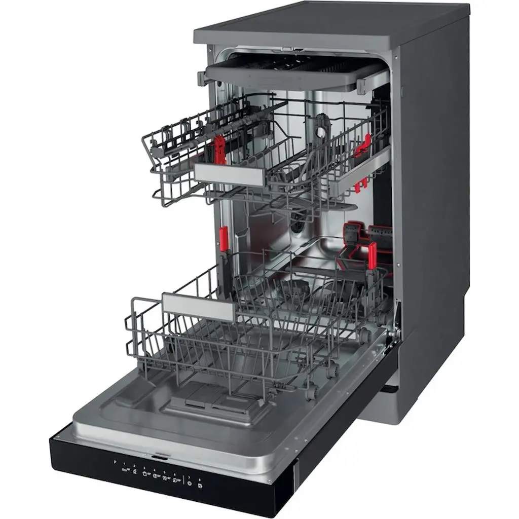Masina de spalat vase Whirlpool WSFO 3O34 PF X, inox pe tehnoparc.md Masina de spalat vase Whirlpool WSFO 3O34 PF X, inox