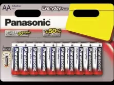 Baterie Panasonic Alkaline Everyday Power AA, 10buc