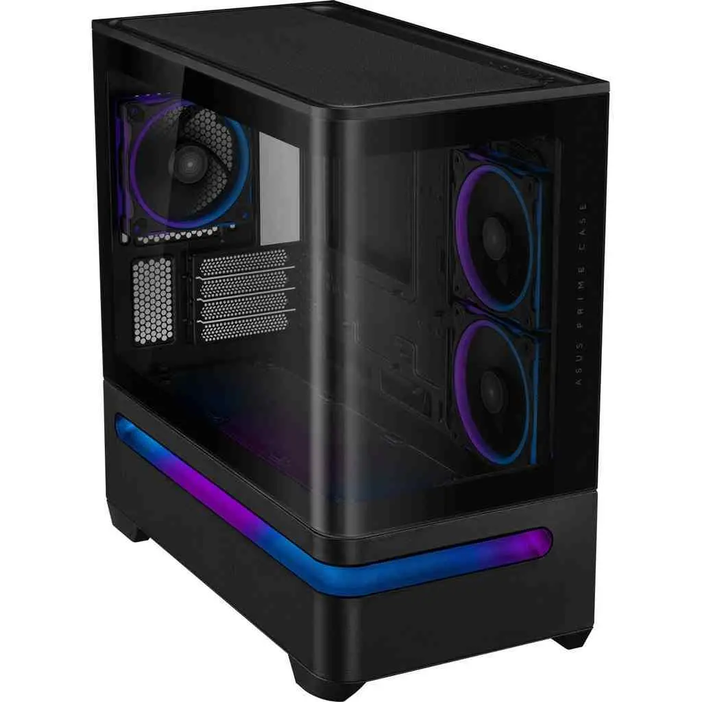 Корпус Asus PRIME AP202 TG ARGB, черный