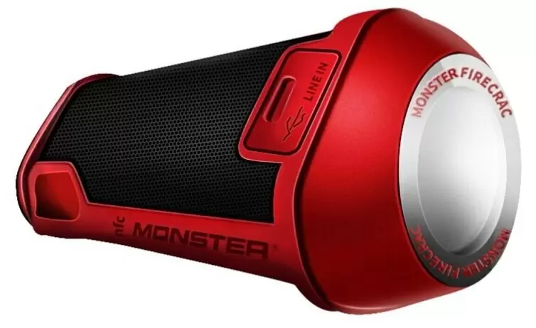 Boxă portabilă Monster SuperStar FireCracker, roșu