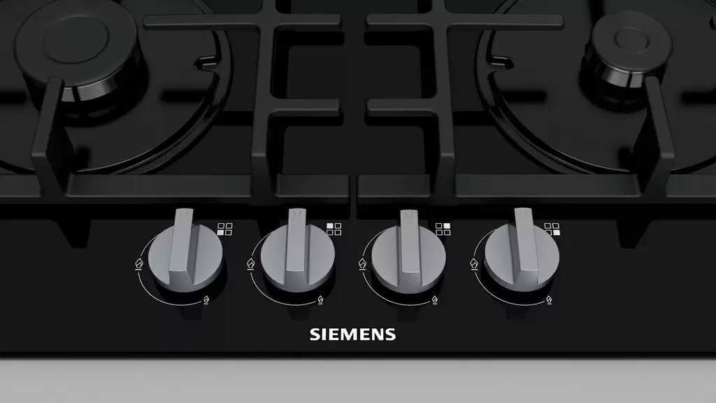 Plită incorporabilă cu gaz Siemens EN6B6HB90, negru