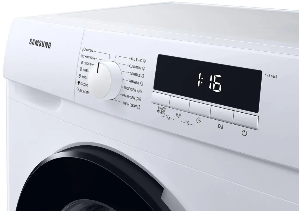 Стиральная машина Samsung WW80T304MBW/LE, белый на tehnoparc.md Стиральная машина Samsung WW80T304MBW/LE, белый