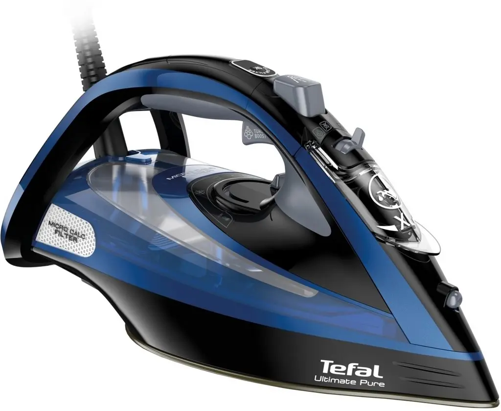 Утюг Tefal FV9834E0, черный/синий