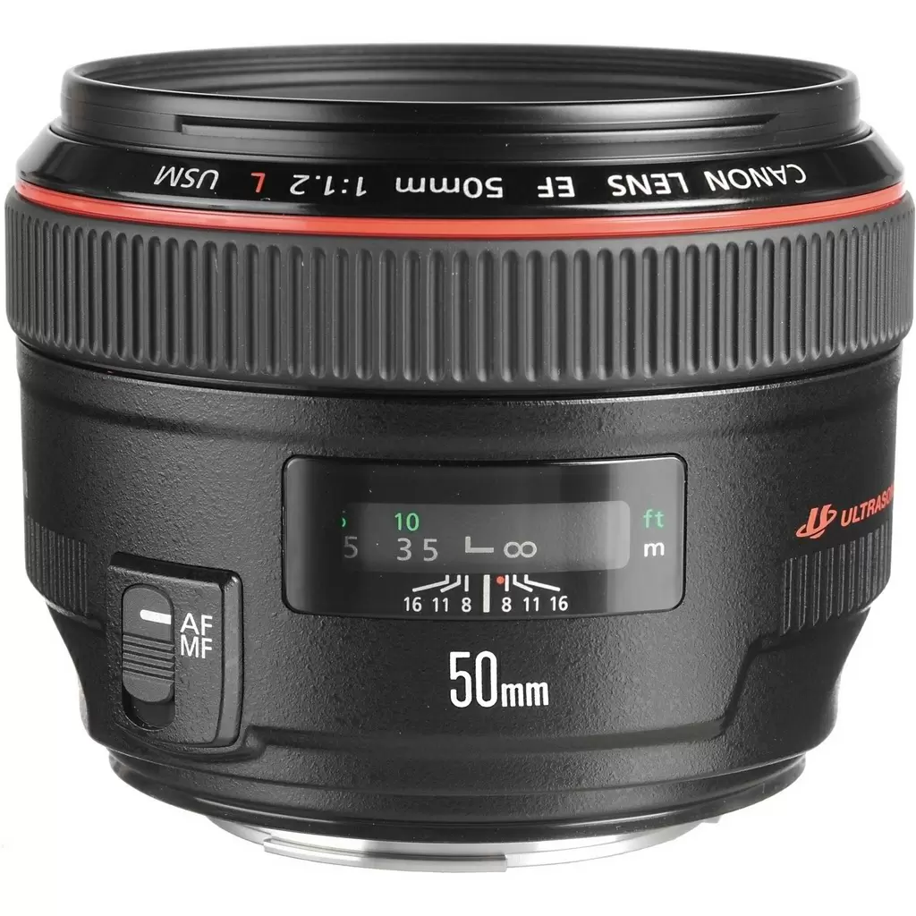 Obiectiv Canon EF 50mm f/1.2L USM, negru