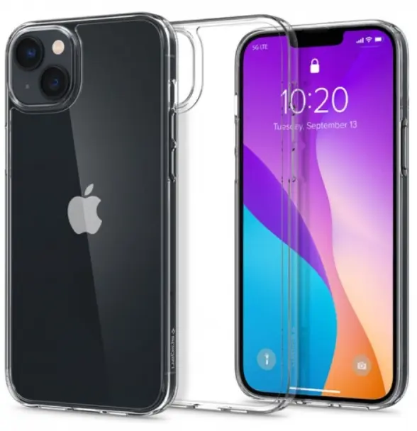 Чехол Spigen iPhone 14 Plus Airskin Hybrid Crystal, прозрачный