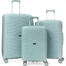 Set de valize CCS 5242 Set, albastru deschis