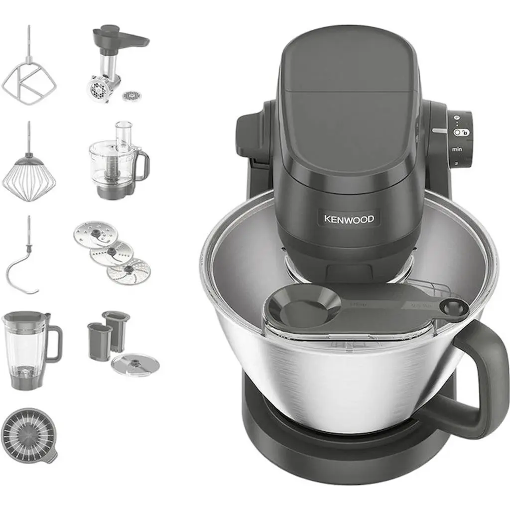 Robot de bucătărie Kenwood KHC30.070GY, gri pe tehnoparc.md Robot de bucătărie Kenwood KHC30.070GY, gri