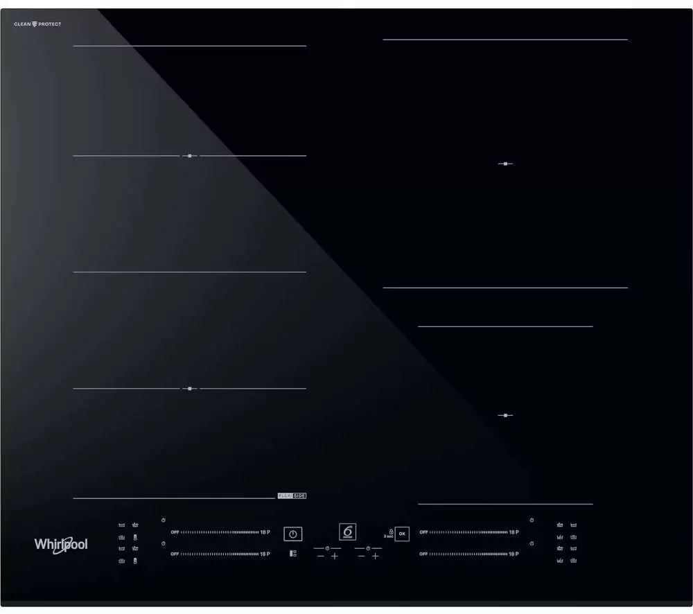 Plită incorporabilă cu inducție Whirlpool WF S5060 CPBF, negru