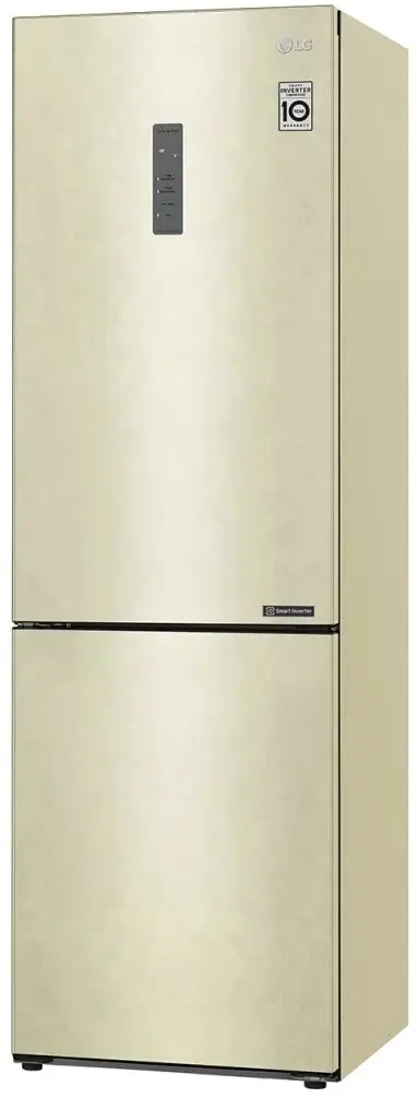 Холодильник LG GA-B459CEWL, бежевый