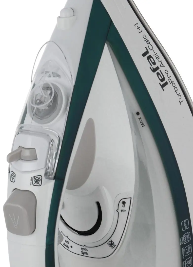 Утюг Tefal FV5689E0, бирюзовый/белый