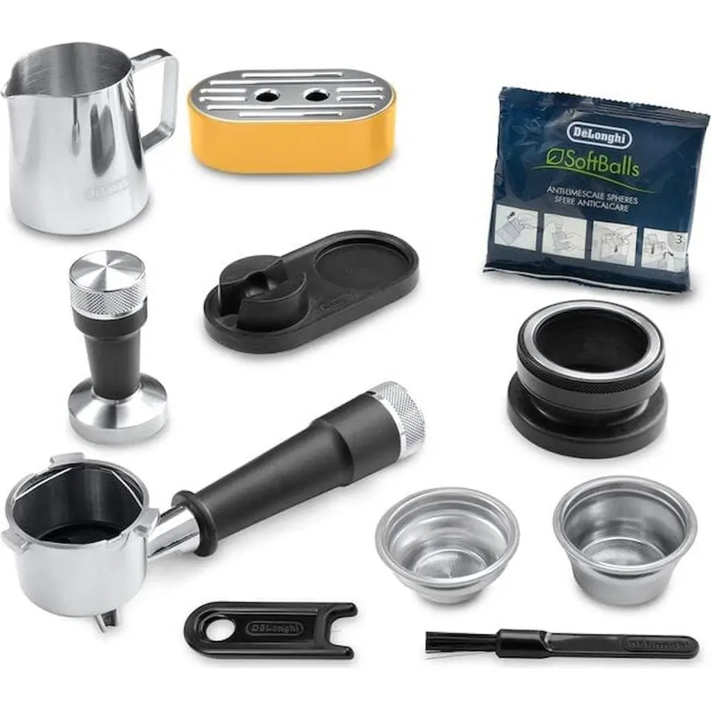 Cafetieră electrică DeLonghi EC9155.YE, galben pe tehnoparc.md Cafetieră electrică DeLonghi EC9155.YE, galben