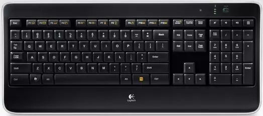 Tastatură Logitech Wireless Illuminated Keyboard K800, negru